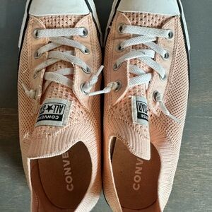Converse Light Pink Mesh Low-top Sneakers